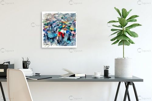 קומפוזיציה  – בן רוטמן | תמונה לקיר בסגנון מודרני