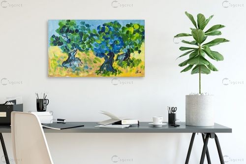 כרם זייתים – ברטה מנחם | תמונה לקיר בסגנון מודרני