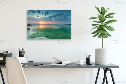 זריחה בים המלח – ניקולאי טטרצ'וק | תמונה לקיר בסגנון מודרני