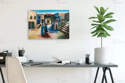 השיבה הביתה – מזל בוכריס | תמונה לקיר בסגנון כפרי