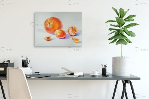 תפוז ומנדרינות – נטליה ברברניק | תמונה לקיר בסגנון מודרני