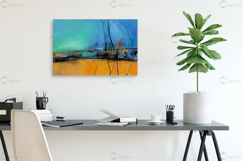 הגשר – איש גורדון | תמונה לקיר בסגנון מופשט