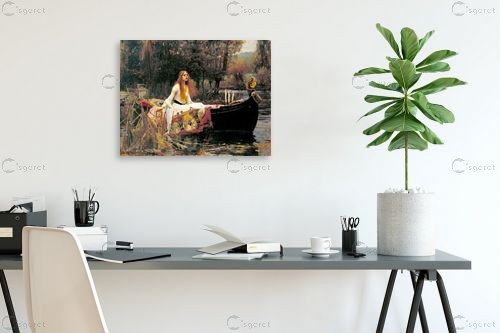 The Lady of Shalott – גון ויליאם ווטרהאוס | תמונה לקיר