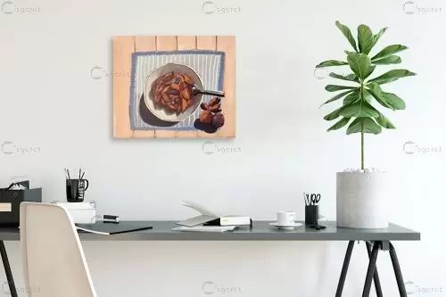 Still life with plums – MMB Art Studio | תמונה לקיר בסגנון מודרני