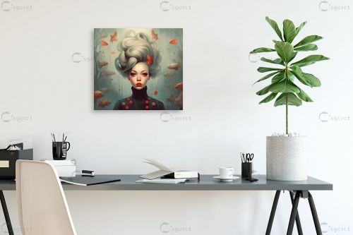 אשה יפה – יניב גרינברג | תמונה לקיר בסגנון מודרני