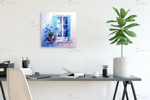 בוקר רומנטי – אורית גפני | תמונה לקיר בסגנון מודרני