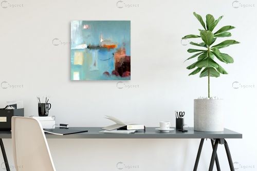 חרטום נושק למזח – איש גורדון | תמונה לקיר בסגנון מופשט