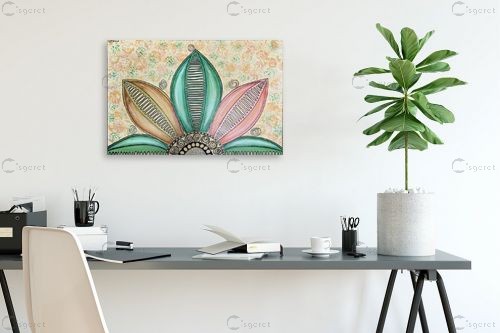 Blooming Harmony – אולגה טסק | תמונה לקיר בסגנון מודרני