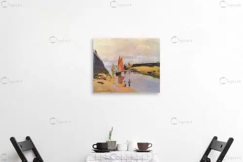 Claude Monet 003 - קלוד מונה - תמונות לסלון רגוע ונעים  - מק''ט: 115753