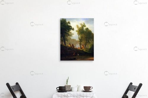 Albert Bierstadt 067 - אלברט בירשטאדט -  - מק''ט: 124676