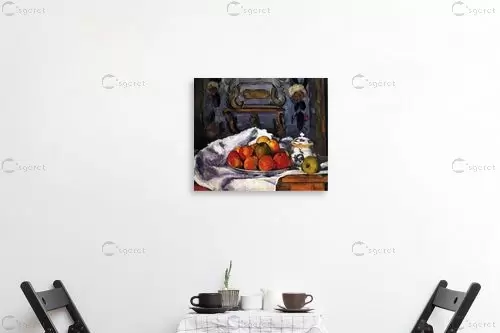 Paul Cezanne 003 - פול סזאן - תמונות לפינת אוכל קלאסית  - מק''ט: 125026