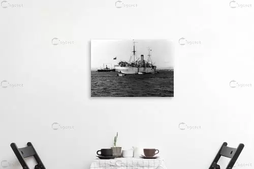 תל אביב 1937 אוניה וסירות - דוד לסלו סקלי -  - מק''ט: 145868