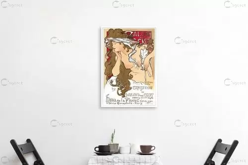 Salon des Cent - אלפונס מוכה - תמונות וינטג' לסלון פוסטרים בסגנון וינטג'  - מק''ט: 240367