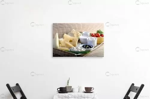 בוקר של גבינות - שרית סלימן - תמונות למטבח מודרני  - מק''ט: 37126