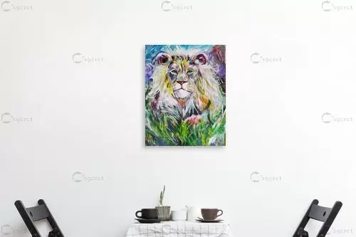 האריה החושב  - אירינה סופיצייב - תמונות לחדר שינה נוער חדרי ילדים  - מק''ט: 384274
