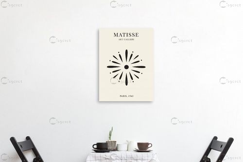 מאטיס 89 - אנרי מאטיס - תמונות לסלון רגוע ונעים סטים בסגנון גיאומטרי  - מק''ט: 464243