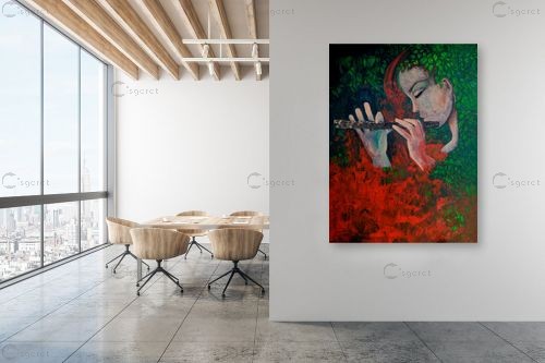 חליל הקסם – רוני רות פלמר | תמונה לקיר בסגנון מודרני