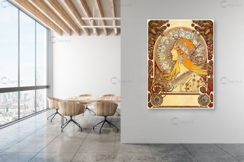 Zodiac – אלפונס מוכה | תמונה לקיר