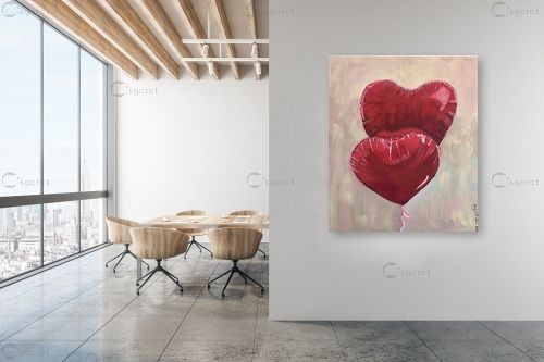 All you need is love  – MMB Art Studio | תמונה לקיר בסגנון מודרני