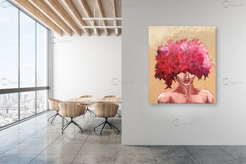 Strawberry queen  – MMB Art Studio | תמונה לקיר בסגנון מודרני