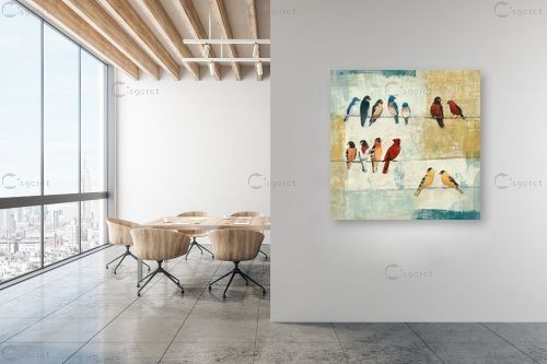 מקהלה שכזאת – Avery Tillmon | תמונה לקיר בסגנון כפרי