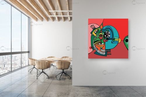 מכל הצדדים – רונית הראל | תמונה לקיר בסגנון מודרני