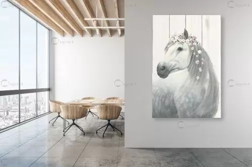 סוסה מלכותית - James Wiens - תמונות לסלון רגוע ונעים חדרי ילדים  - מק''ט: 391115