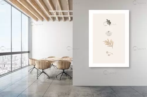אלמנט עדין 2 - נעמי עיצובים - תמונות לסלון רגוע ונעים אבסטרקט מודרני סטים בסגנון מודרני  - מק''ט: 421709