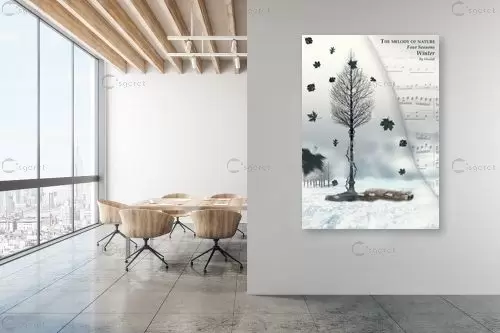 Winter – נופר מורדוך | תמונה לקיר בסגנון מודרני