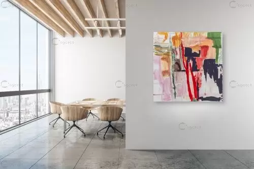 A LOT OF AIR 2 – אורלי גלנץ | תמונה לקיר בסגנון מופשט