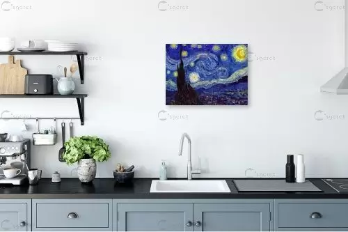 ליל כוכבים Starry night – וינסנט ואן גוך | תמונה לקיר בסגנון קלאסי