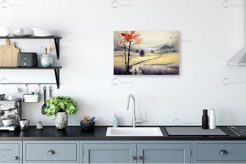 הדרך – יובל אמיר | תמונה לקיר בסגנון כפרי