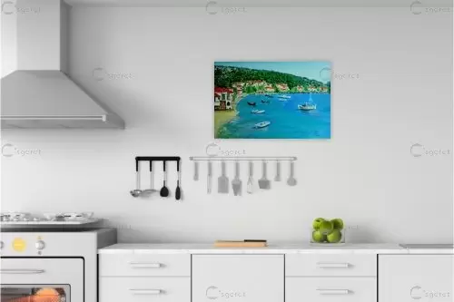 נוף בספרד – אסתר חן-ברזילי | תמונה לקיר בסגנון כפרי