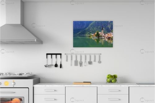 Hallstatt – ניקולאי טטרצ'וק | תמונה לקיר בסגנון כפרי