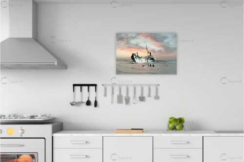 High and low – דוד סלע | תמונה לקיר בסגנון סוריאליסטי