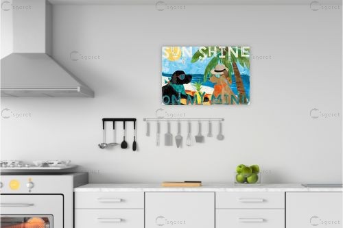 Good Vibes I – Veronique Charron | תמונה לקיר בסגנון מודרני