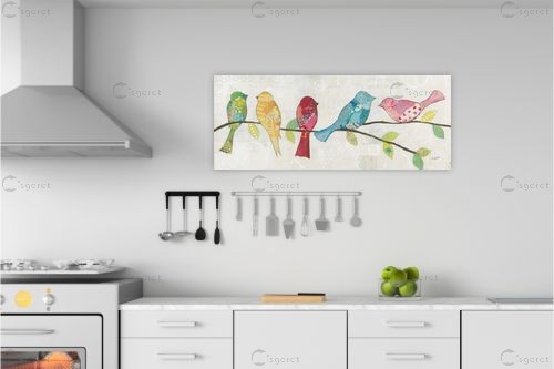 מצייצים ונהנים II – Courtney Prahl | תמונה לקיר בסגנון מודרני