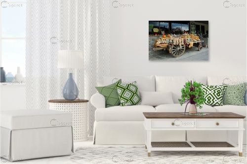 עגלה – שוש אבן | תמונה לקיר בסגנון כפרי