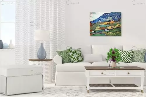 Les Alpilles אלפיל – וינסנט ואן גוך | תמונה לקיר