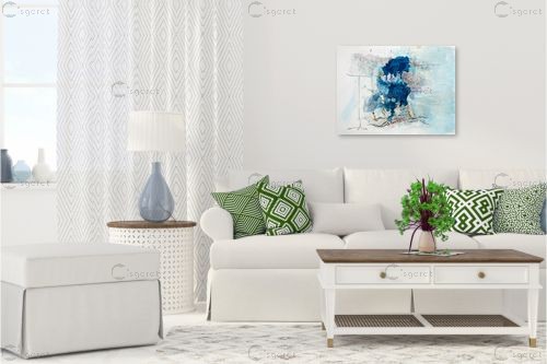 albero blue – ליה מלחי | תמונה לקיר בסגנון מופשט