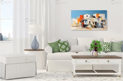 בתים בפרבר – אמיר וינברגר | תמונה לקיר בסגנון מודרני