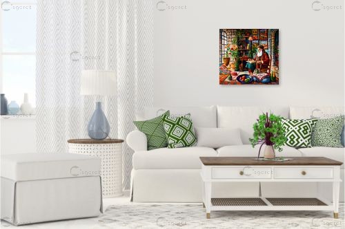 סבא שלמה בכור – חבצלת רוסבי | תמונה לקיר בסגנון קלאסי