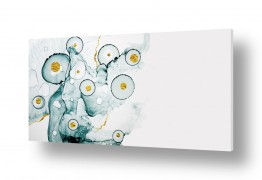 תמונות לחדר אמבטיה תמונות בועות גלים ומים | טיפות של פטרול וזהב