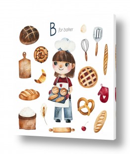 תמונות לחדרי ילדים תמונות לחדרי תינוקות | B for Baker