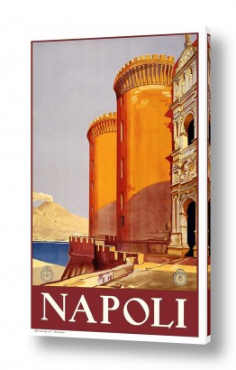 קולקציה 2023 כרזות וינטג' של מקומות בעולם | Napoli