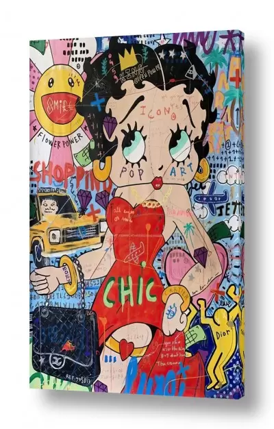 תמונות לחדרי ילדים תמונות לחדר בנות | Chic Pop art