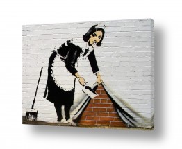 גרפיטי Banksy graffiti | Sweeper
