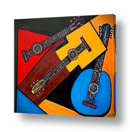 כלי נגינה גיטרה | גיטרות משונות