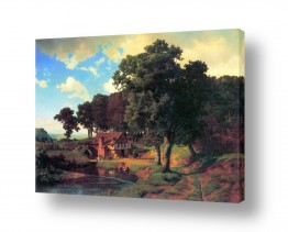 נושאים ציורי נוף על קנבס | Albert Bierstadt 001