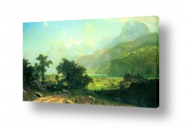 מזג אויר ערפל | Albert Bierstadt 023